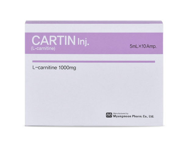 Cartin (L-Carnitine 1g) Injectable Metabolism & Energy Booster West Coast Partners Cartin (L-Carnitine 1g) Injectable Metabolism & Energy Booster West Coast Partners